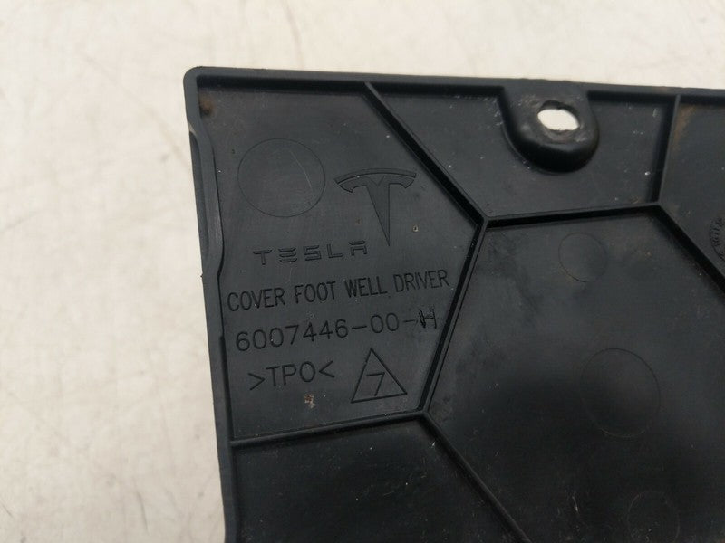⭕ 12-15 Model S Front Driver Under Dash Footwell Lower Cover Left 6007