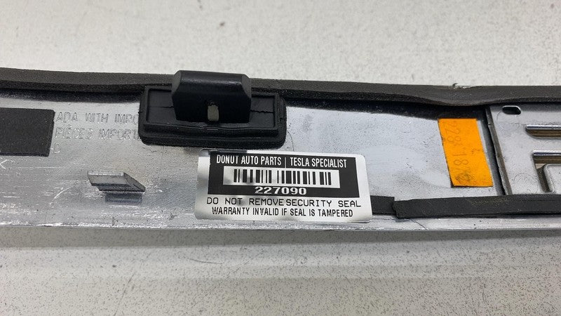 ⭕ 12-20 Tesla Model S Rear Liftgate Trunk Lid Chrome Trim Molding 1025