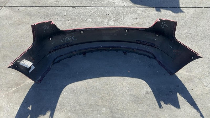 ⭕ 2017-2022 Tesla Model 3 Rear Bumper Cover w/ Park Sensor & Harness Red - PPMR
