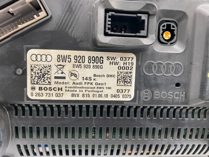 8W5 920 890 G ⭕ 2018-2020 Audi A4 Dash Gauge Instrument Cluster Digital Display 8W5 920 890 G