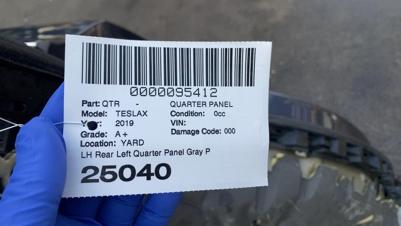 ⭕ 2016-2020 Tesla Model X Rear Left Quarter Fender Frame Panel Cutout 