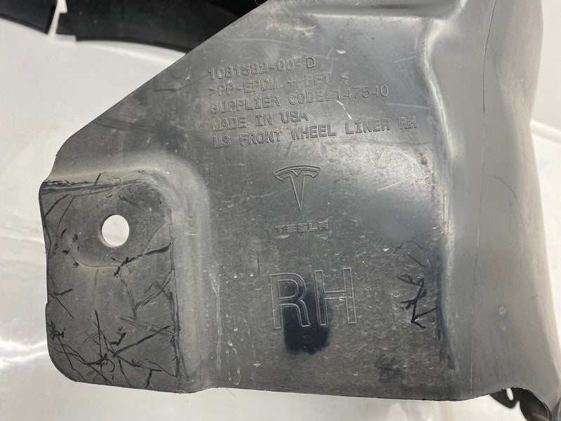 ⭕ 18-23 Tesla Model 3 Front Right Wheel Fender Liner Splash Shield 108