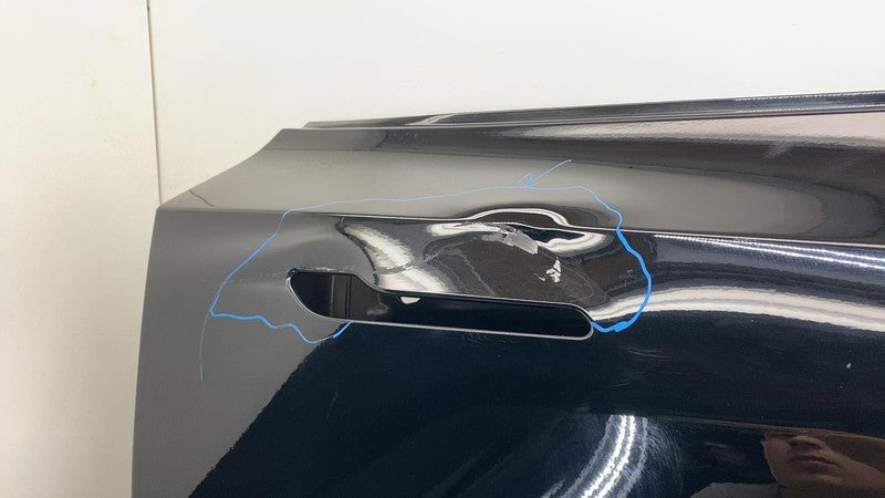1493562-E0-A ❇️ 20-24 Tesla Model Y MY Rear Passenger Side Door Shell Panel Right Black PBSB