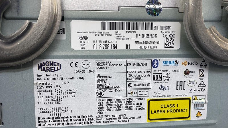 ⭕ 14-18 BMW i3 I01 Dash Navigation Audio Radio Receiver Control Module