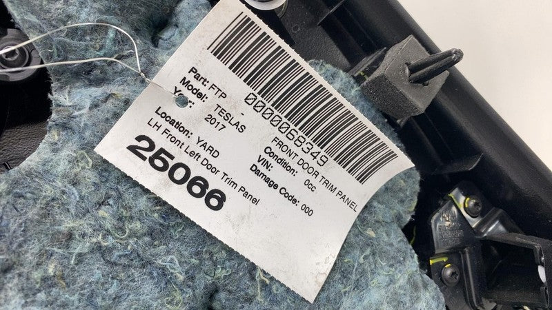 1007949-01-D ⭕ 12-20 Tesla Model S MS Front Right Interior Door Panel Trim Cover 1007949-01-D