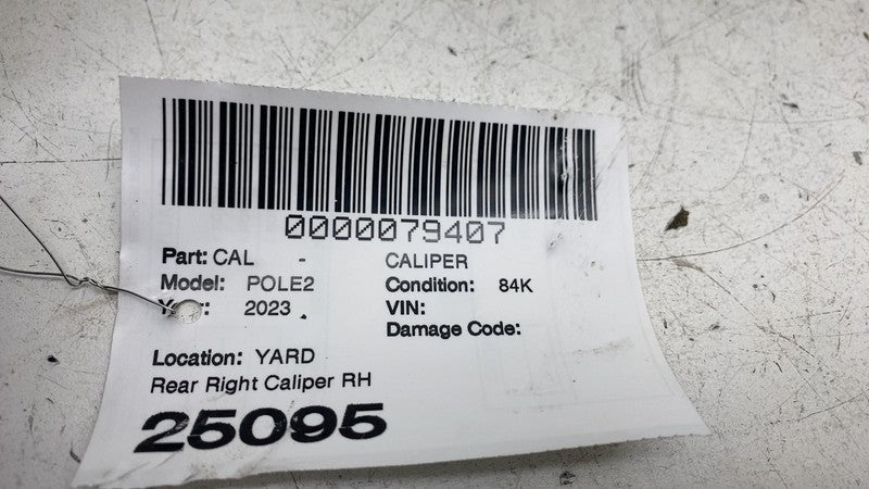 ⭕ 2021-2023 Polestar 2 Rear Passenger Right Brake Caliper w/ Hose Line