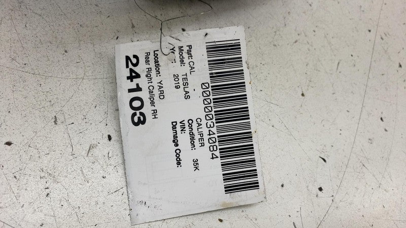 ⭕ 2019-2021 Tesla Model S X Rear Right Caliper w/ Brake Hose Line 1078