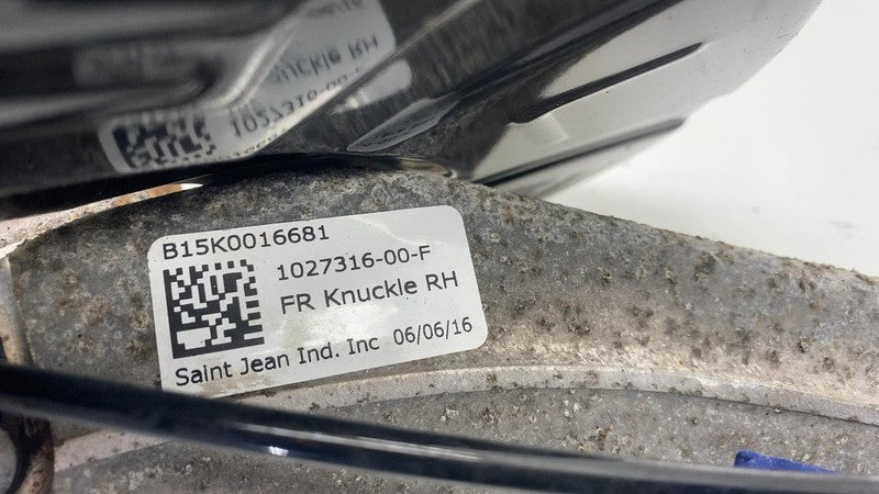 102731600F ⭕16-20 Model X Front Right Knuckle w/ ABS Sensor & Rotor Shield AWD 1027316-00-F
