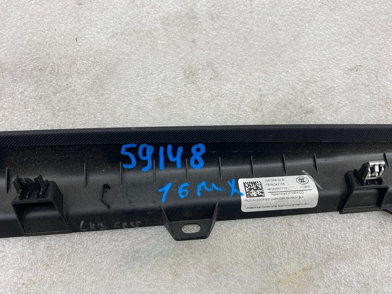 105155602B ⭕16-20 Tesla Model X Passenger Side Falcon Door Mid Gap Hider Right 1051556-02-B
