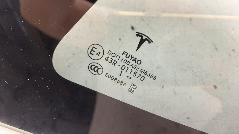 ⭕ 2021-2023 Tesla Model 3 M3 Rear Driver Side Quarter Fixed Window Gla