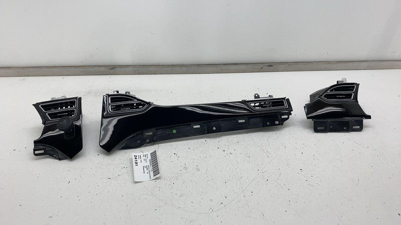 600762800C 12-15 Model S SET of Dash A/C Air Vent Outlet Dashboard Trim Panel  6007629-00-C