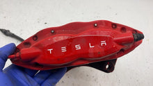 2012-2020 Tesla Model S Rear Passenger Side Caliper Red w/ Brake Hose Line Right