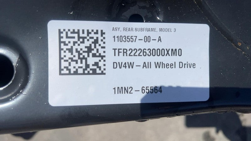 ⭕ 21-23 Model 3 M3 Engine Motor Drive Unit w/ Subframe & Suspension 11