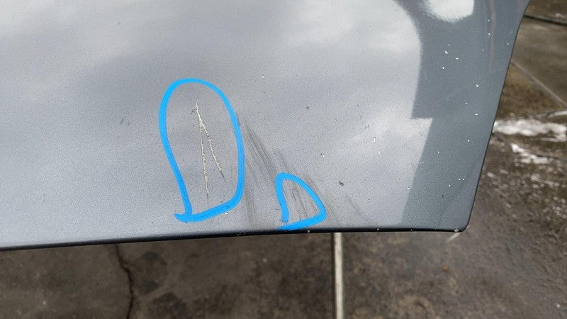 2012-2015 Tesla Model S RWD Front Bonnet Hood Shell Panel Assembly OEM Gray PMTG