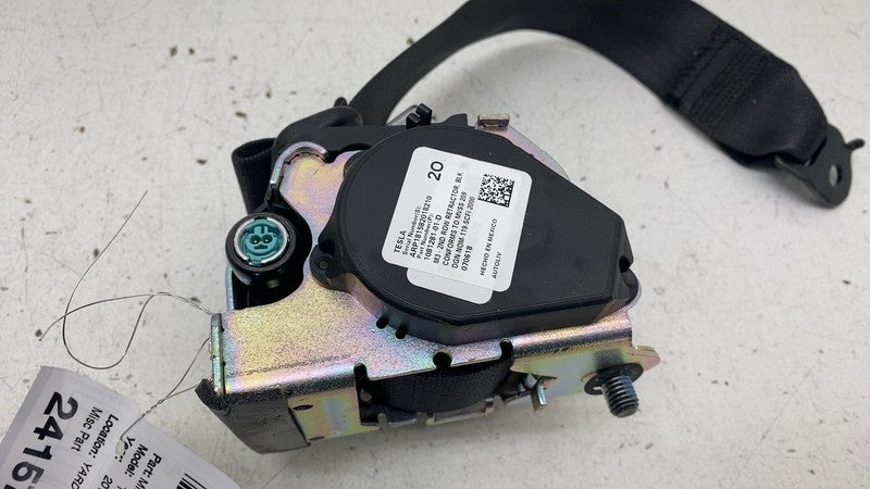 1081281 01 D 2017-2023 Tesla Model 3 M3 Rear Left or Right 2nd Row Seatbelt Retractor LH = RH