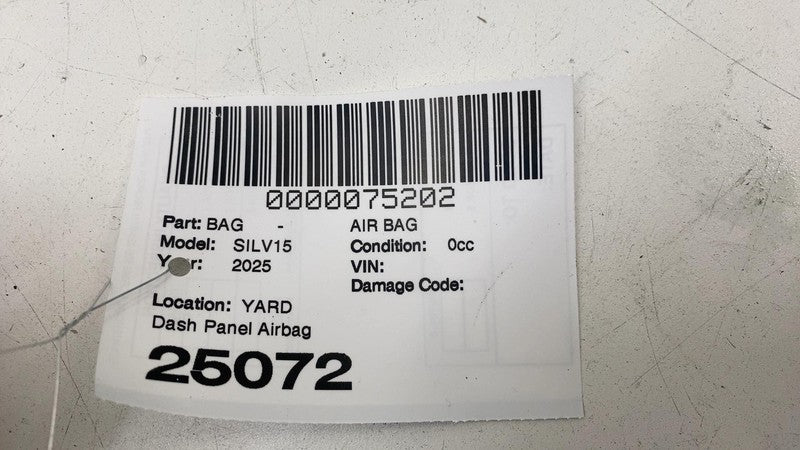 85626483 ⭕ 19-25 Chevrolet Silverado 1500 Front Passenger Side Dash Airbag Right 85626483