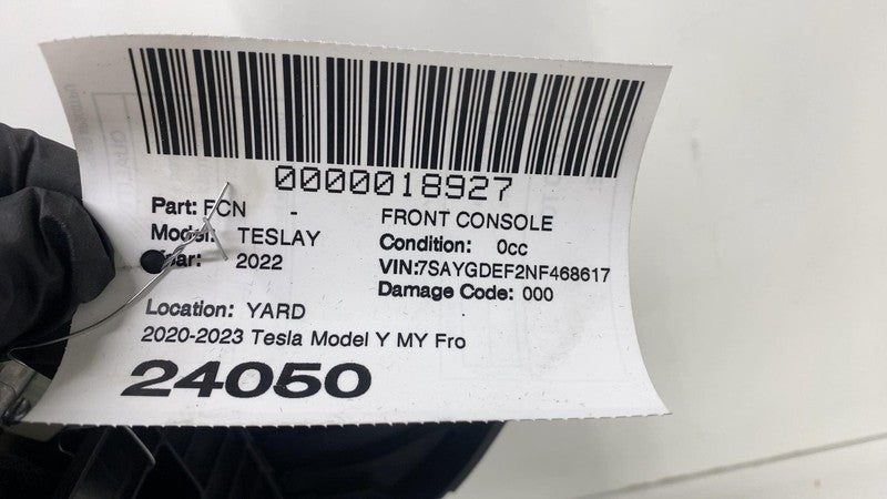 ⭕ 2021-2023 Tesla Model Y MY Front Center Console Armrest w/ Side Pane