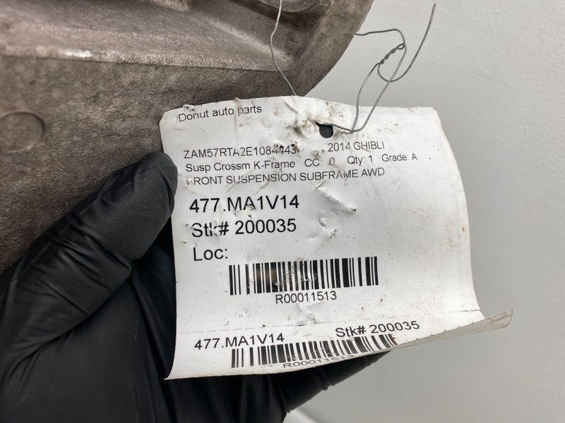 ⭕ 14-17 Maserati Ghibli Front Suspension Subframe Crossmember K-Frame 