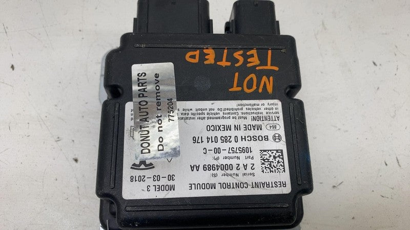 109575700C 17-23 Model 3 Safety Restraint Computer Control Module (Crash Data) 1095757-00-C