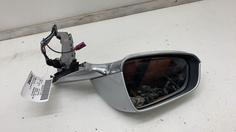 ⭕ 12-15 Model S Exterior Rear View Door Mirror Left Silver - PMSS 6005