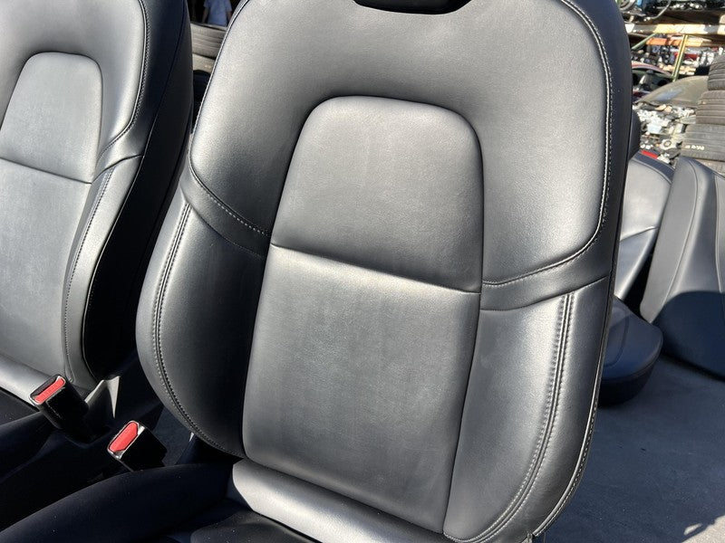 1107103 00 B ⭕ 2017-2023 Tesla Model 3 Front Left & Right Bucket & Rear Bench Seat + Bolster