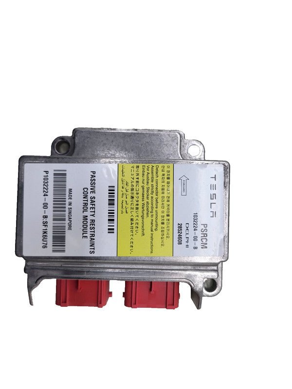 ⭕ 16-19 Model S Passive Safety Restraint Control Module Crash Data 1032224-00-B