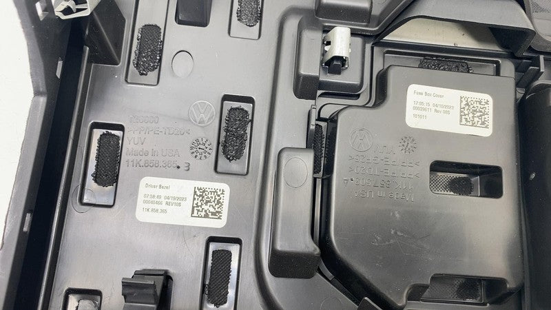 11K 858 365 ⭕ 21-23 Volkswagen ID.4 Front Left Under Dash Trim Panel w/ Fuse Box 11K858365