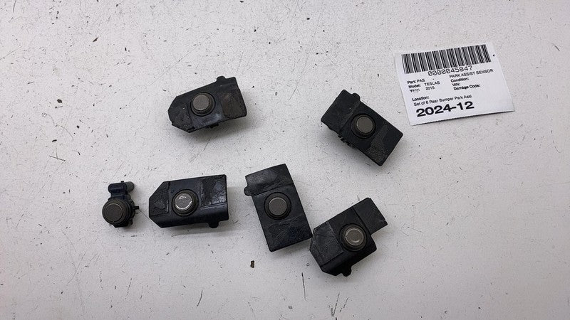 ⭕ 12-20 Model S X Set of 6 Bumper Parking Assist Sensor Silver PPTI 10