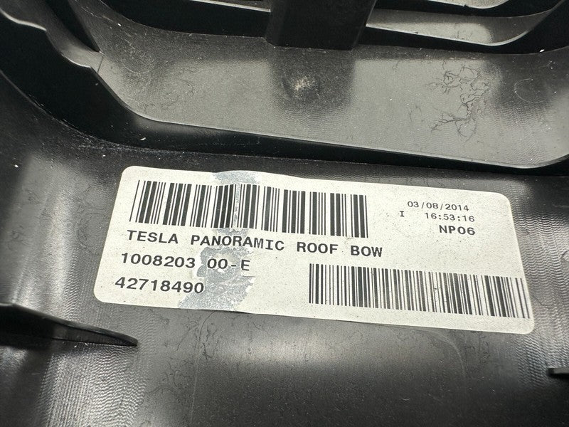 100820300E ⭕ 12-20 Model S  MS Sunroof Headliner Panoramic Roof Bow Trim Cover 1008203-00-E