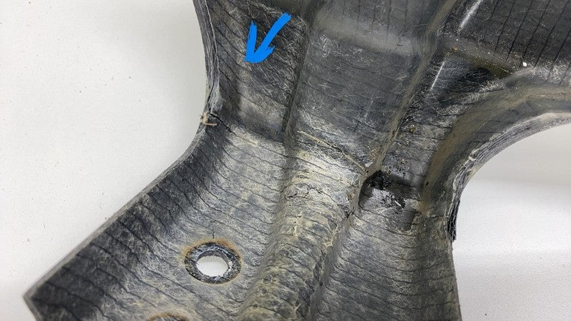 164998700A 2021 2022 2023 2024 Tesla Model S Front Carbon Fiber Ankle Catcher 1649987-00-A
