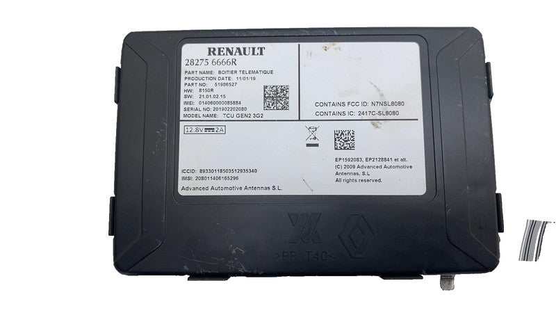 ⭕ 2019 Smart EQ Fortwo Telematic Communication Control Module TCU 2827