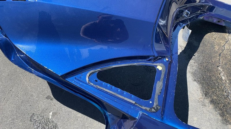 ⭕ 2020-2023 Tesla Model Y Rear Left Quarter Panel Structural Cutout LH Blue PPSB