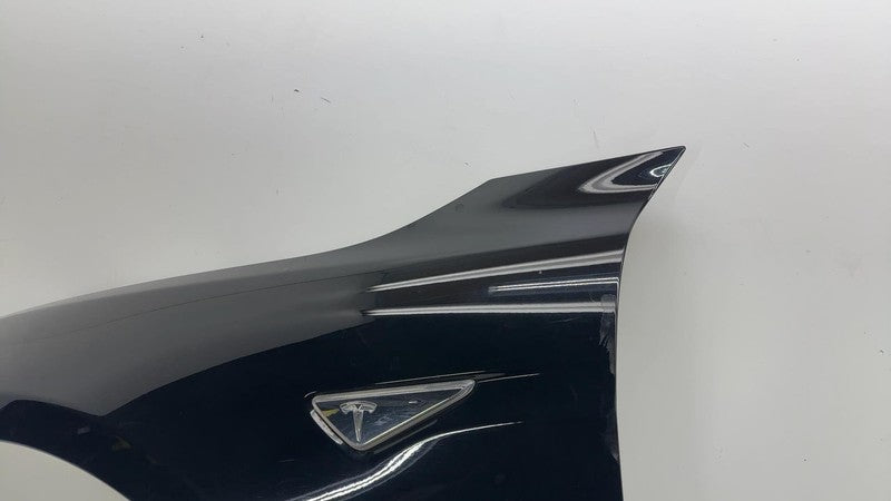 ⭕ 2012-2015 Tesla Model S Front Driver Side Fender Shell Panel Left Black - PBSB
