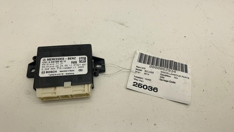2469004312 ⭕ 14-15 Mercedes-Benz B-Class Park Assist Parktronic Sensor Module A2469004312