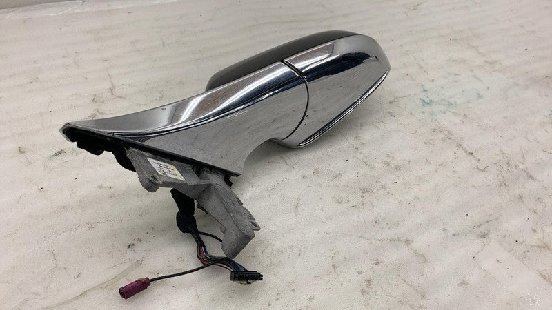 ⭕ 12-15 Model S Driver Side Rear View Door Mirror Left Black - PBSB 60