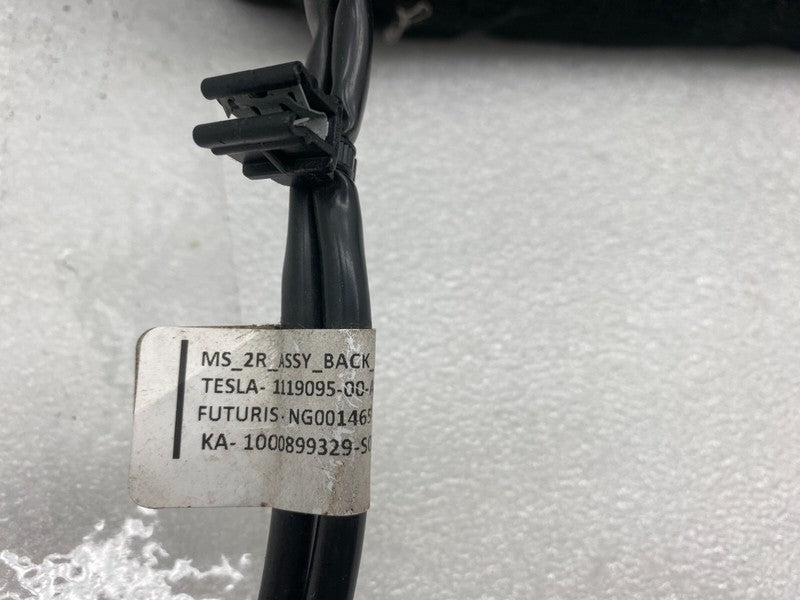 ⭕2016-2020 Tesla Model S Rear Left & Center 2nd Row Seat Upper Back Re