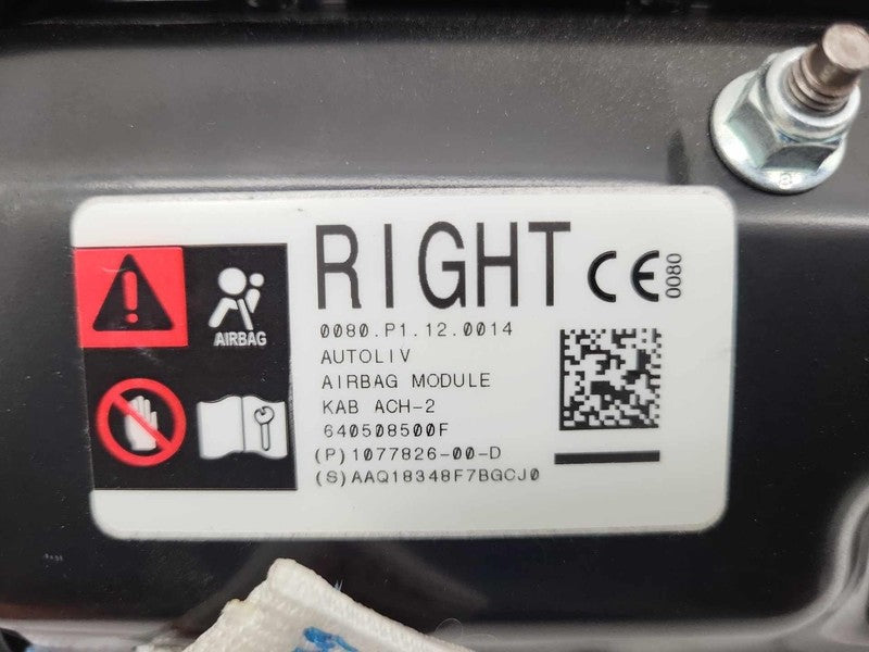 1077826-00-D ❇️17-23 Tesla Model Y 3 Right Knee Airbag Passenger Safety Module RH OEM 1077826
