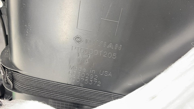 PT00001205 22-24 Rivian R1T R1S Rear Driver Side Door Panel Trim Card Cover Left PT00001205