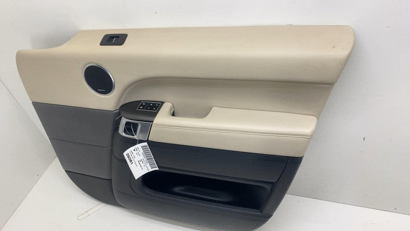 ⭕ 14-17 Range Rover Sport Front Passenger Side Door Panel Trim Cover Cream Right