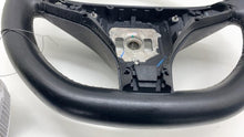 2012-2015 Tesla Model S MS Performance Steering Wheel Black Leather Assembly OEM