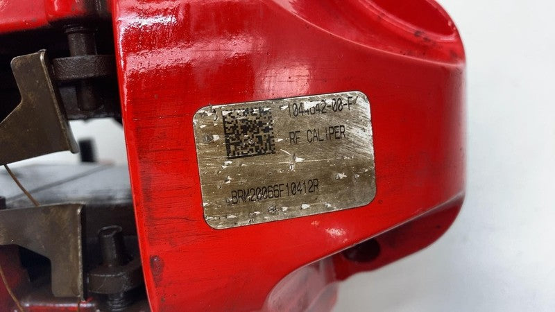 1044642 00 F ⭕ 2017-2023 Tesla Model 3 Front Performance Brake Caliper Red Right 1044642-00-F