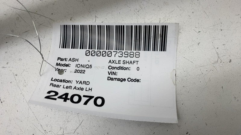 49800GI000 ⭕22-24 Hyundai Ioniq 5 Rear Driver Side CV Axle Shaft Halfshaft Left 49800-GI000