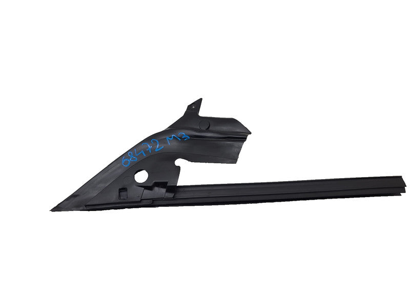 109050100G ⭕ 17-23 Tesla Model 3 Front Left Door A-Pillar Flag Glass Run Seal 1090501-00-G