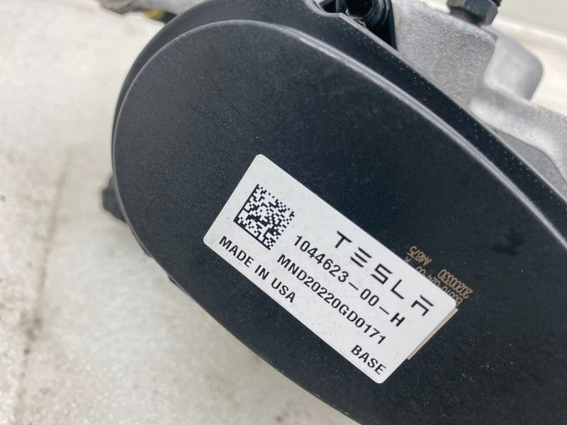 104462300H ⭕ 2020-2024 Tesla Model Y Rear Left Caliper w/ Brake Line Hose BASE 1044623-00-H