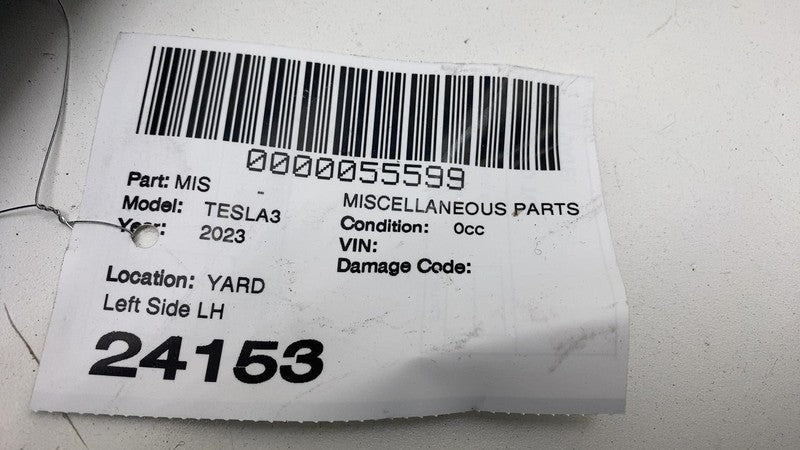 110043700E 2017-2023 Tesla Model 3 Left B-Pillar Applique Glass Trim Molding w/ Camera LH