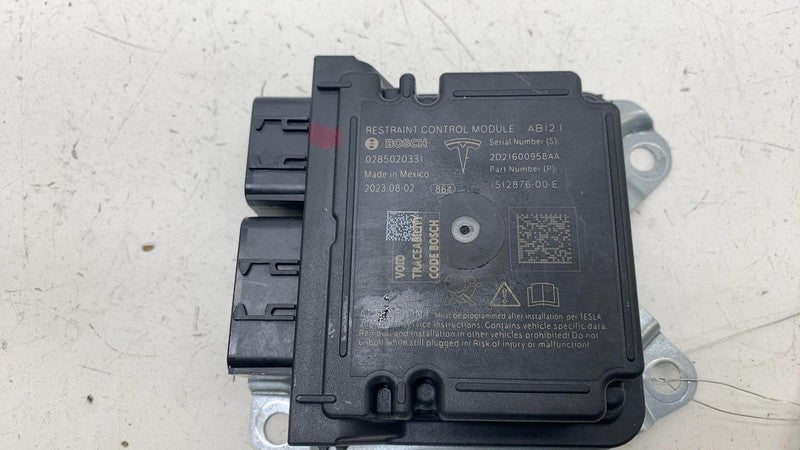 17-25 Model 3 Y Restraint Control Module RCM SRS 1512876-00-E  (Has Cr