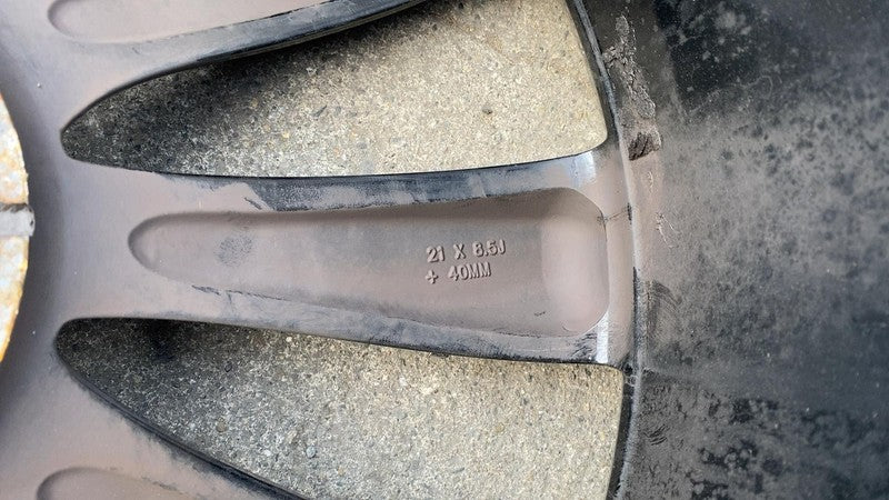 2012-2015 Tesla Model S MS PAIR of 21" Alloy Wheel Rim 21x8.5J + 40MM 