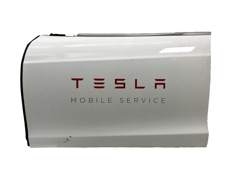 ⭕2012-2015 Tesla Model S Front Driver Door Panel Left LH Silver - PMSS (Wrapped)