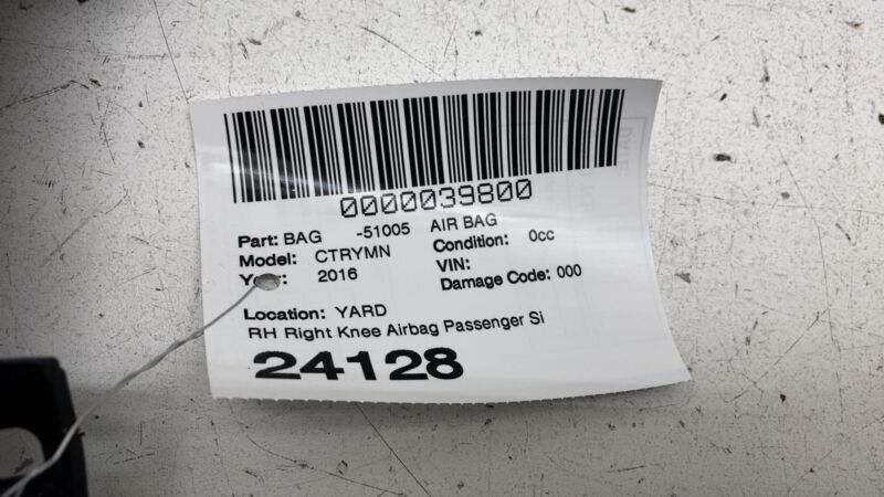 15121050197 ⭕11-16 Countryman R60 R61 Front Passenger Knee Airbag Glove Box Right 3002205502