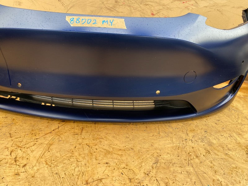 ⭕ 20-23 Tesla Model Y Front Bumper Cover Deep Blue Metallic - PPSB 154